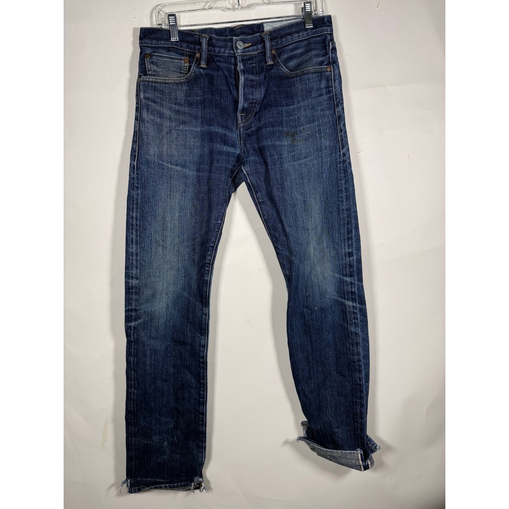 Rogue Territory RGT Mens Selvedge Denim Jeans Indigo Blue Size 32 Made in USA